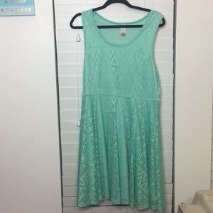 Mint green dress